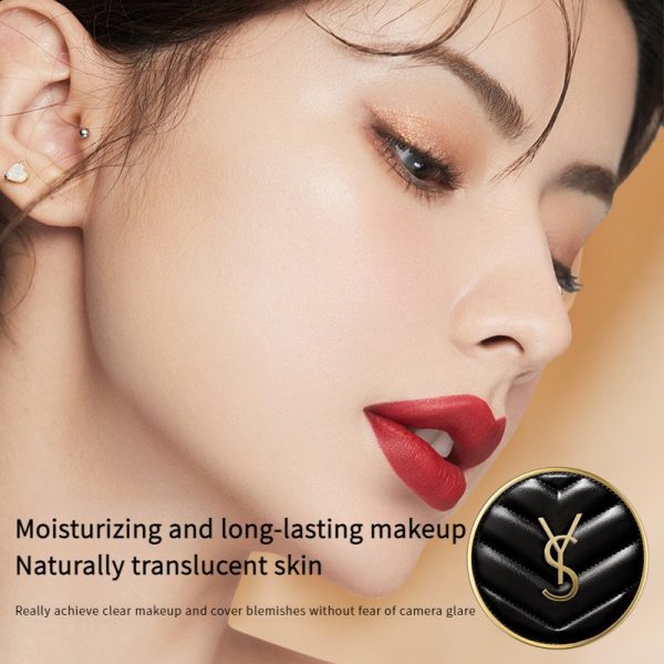 YS Leather Air Cushion BB Cream Full Size Sample Long-lasting oil control without makeup removal Moisturizing concealer liquid foundation  wholesale - Image 2