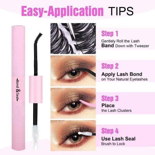 DIY Cluster Lashes Eyelashes False Eyelashes 30D40D Eyelashes Mixed Set wholesale - Image 5