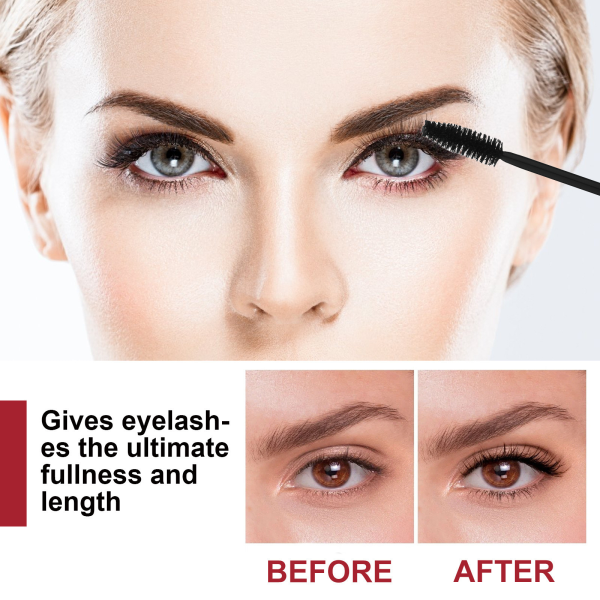 LANZHIYUE mascara nourishes eyelashes to make them long, curled, black, beautiful and natural, and lasts without smudging wholesale - Image 4