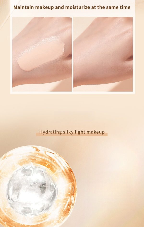 Luxury Moisturizing and Brightening Liquid Foundation Makeup Oil Control Concealer Clear and Stuffy Acne Not Easy to Makeup Liquid Foundation wholesale - Image 6