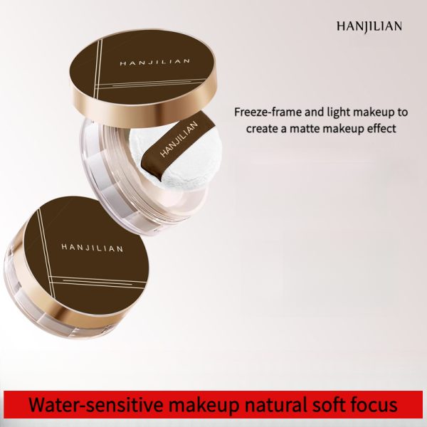 Time freeze water loose powder waterproof and sweat-proof long-lasting makeup setting soft focus not easy to remove makeup contour natural loose powder  wholesale - Image 3