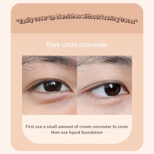 Novo three-color concealer to cover acne marks, dark circles, freckles, face contouring, brightening skin tone, multi-color concealer palette wholesale - Image 5