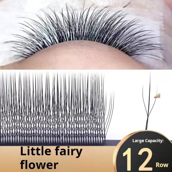 False eyelashes double-pointed air flat hair zero-touch CD curling soft mink hair grafted false eyelashes Qingdao - Image 6