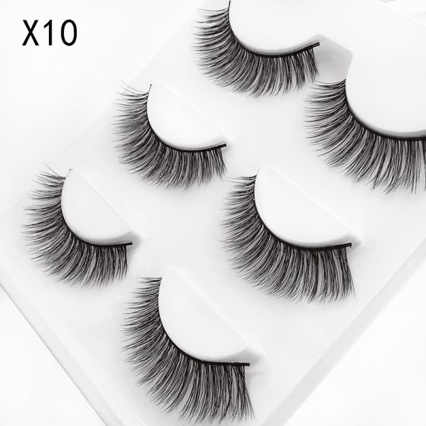 Three-dimensional mink eyelashes soft handmade European and American eyelashes 3d false eyelashes wholesale - Image 16