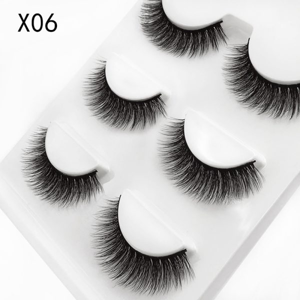 Three-dimensional mink eyelashes soft handmade European and American eyelashes 3d false eyelashes wholesale - Image 20