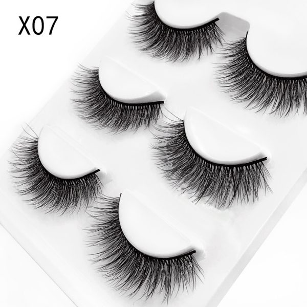 Three-dimensional mink eyelashes soft handmade European and American eyelashes 3d false eyelashes wholesale - Image 19