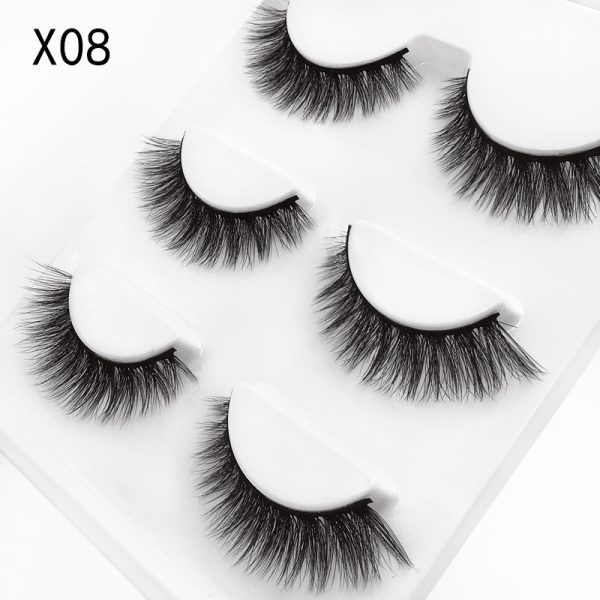 Three-dimensional mink eyelashes soft handmade European and American eyelashes 3d false eyelashes wholesale - Image 18