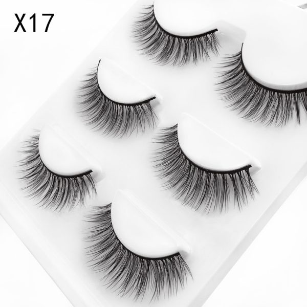 Three-dimensional mink eyelashes soft handmade European and American eyelashes 3d false eyelashes wholesale - Image 13