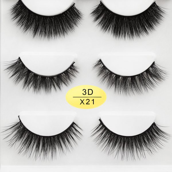 Three-dimensional mink eyelashes soft handmade European and American eyelashes 3d false eyelashes wholesale - Image 11