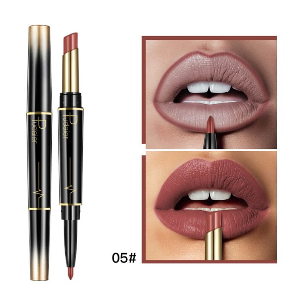 Pudaier double-ended lipstick lip liner matte long-lasting color lip glaze 16-color lipstick pen  wholesale - Image 10