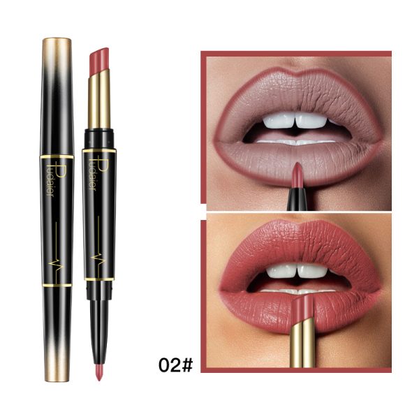 Pudaier double-ended lipstick lip liner matte long-lasting color lip glaze 16-color lipstick pen  wholesale - Image 7