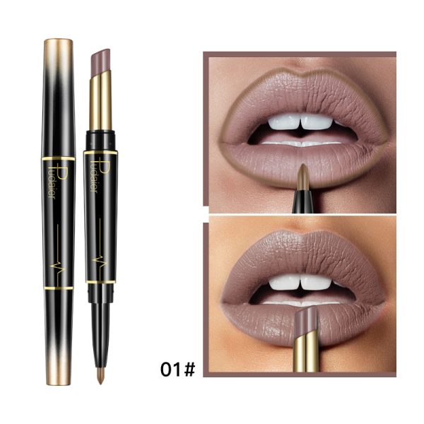 Pudaier double-ended lipstick lip liner matte long-lasting color lip glaze 16-color lipstick pen  wholesale - Image 6