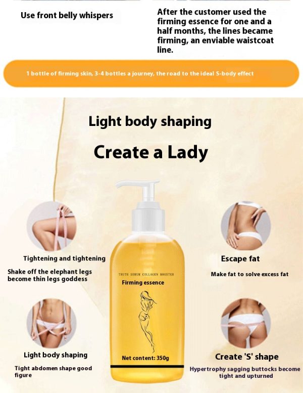 A swipe of fat-blasting essential oil removes oil. The whole body is thin and sweaty. Beauty salon shaping and tightening massage essential oil fat-burning cream is powerful wholesale - Image 4