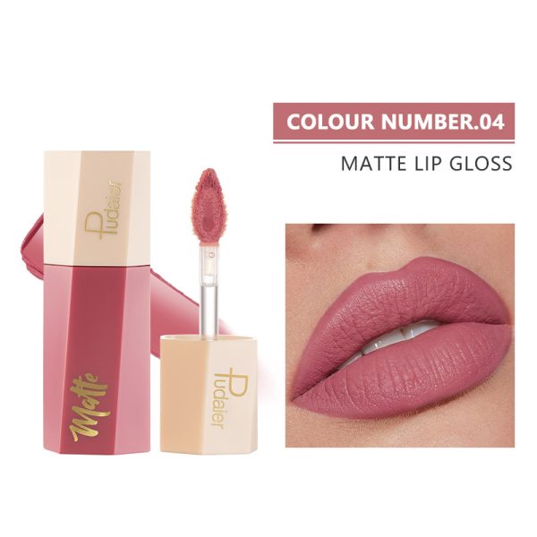 Pudaier 14 color matte lipstick velvet non-stick cup lip gloss lip gloss lip glaze lipstick wholesale - Image 9