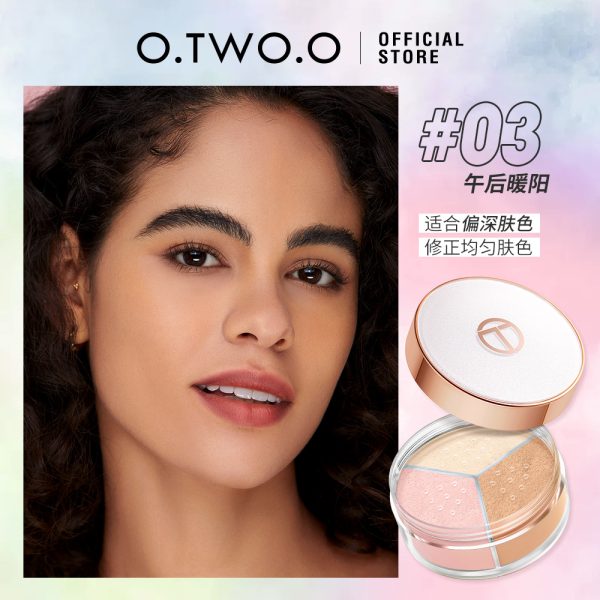 O.TWO.O Sangongge loose powder, powder to set makeup and brighten, light matte loose powder SC053 wholesale - Image 7