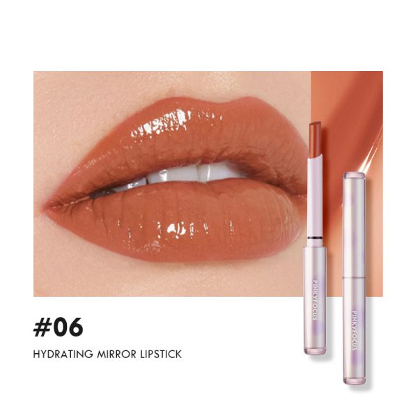 Pinkyfocus water-like mirror lipstick shows whiteness and is not easy to stick to the cup. Water-gloss autumn and winter moisturizing lip glaze lip gloss  wholesale - Image 11