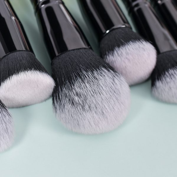 15 high-end makeup brush set black full set loose powder brush eye shadow brush blush multi-functional beauty tools wholesale - Image 4