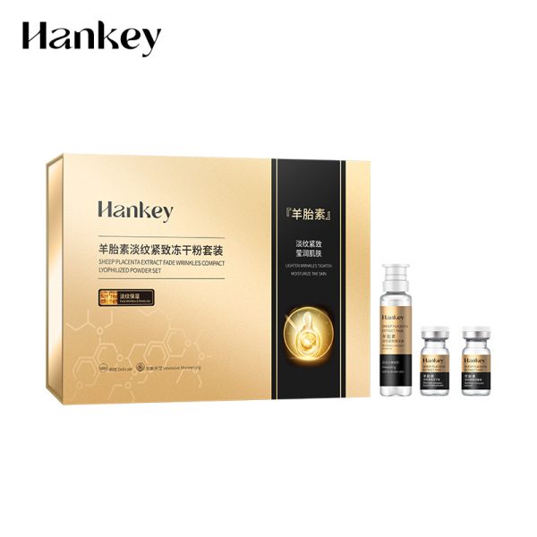 Sheep placenta light lines firming freeze-dried power suit deep nourishing moisturizing freeze-dried power sets of skin care products wholesale - Image 5