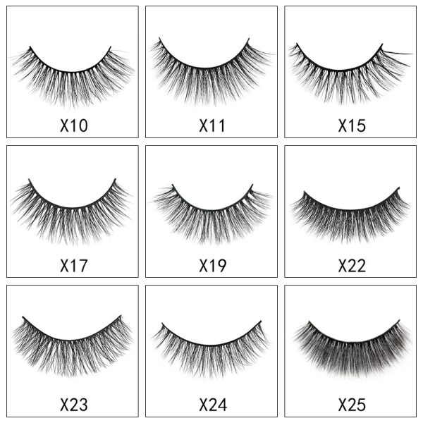 Three-dimensional mink eyelashes soft handmade European and American eyelashes 3d false eyelashes wholesale - Image 4