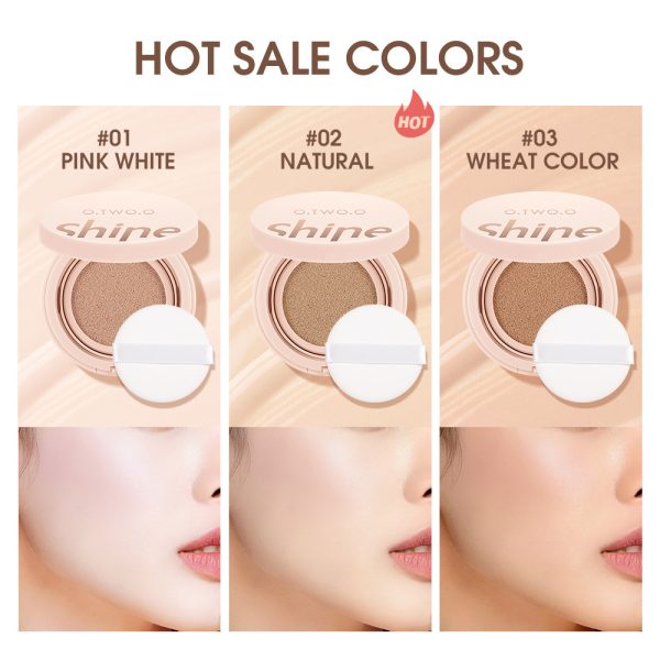 O.TWO.O Yuanqi Xinji Air Cushion BB Cream Dry Skin Savior Moisturizing Nude Makeup Waterproof Sweatproof No Makeup Removed SE003 Wholesale