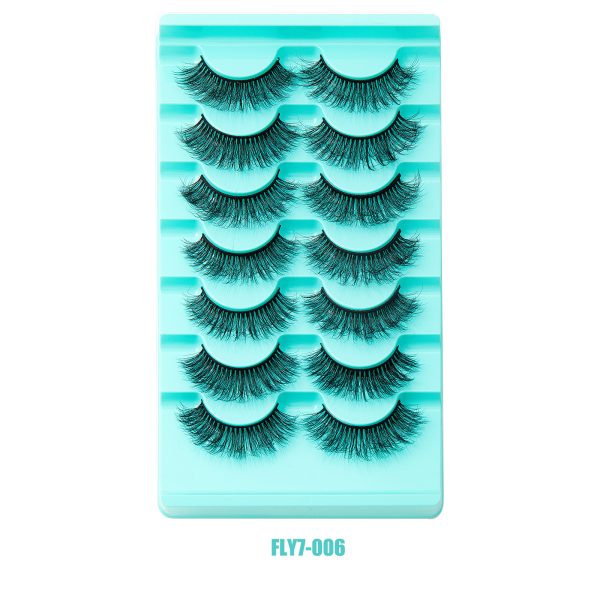 7 Pairs High Imitation Mink Hair False Eyelashes Natural Thick Simulated Eyelashes Wholesale - Image 11