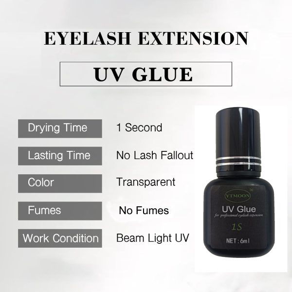 Lamp shine 1 second special glue for eyelash artist to graft eyelashes UV eyelashes wholesale - Image 3