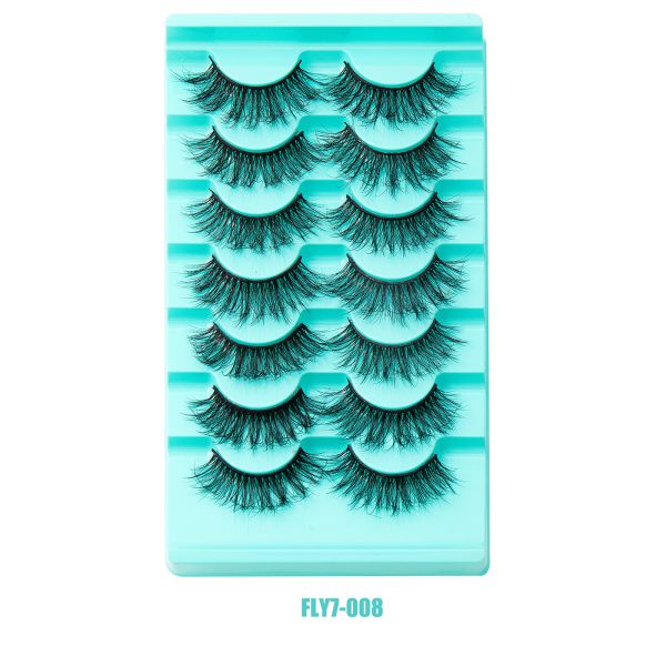 7 Pairs High Imitation Mink Hair False Eyelashes Natural Thick Simulated Eyelashes Wholesale - Image 13