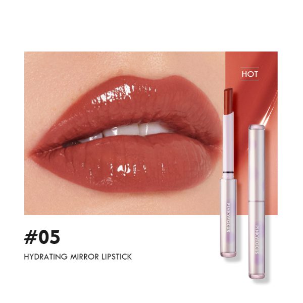 Pinkyfocus water-like mirror lipstick shows whiteness and is not easy to stick to the cup. Water-gloss autumn and winter moisturizing lip glaze lip gloss  wholesale - Image 10