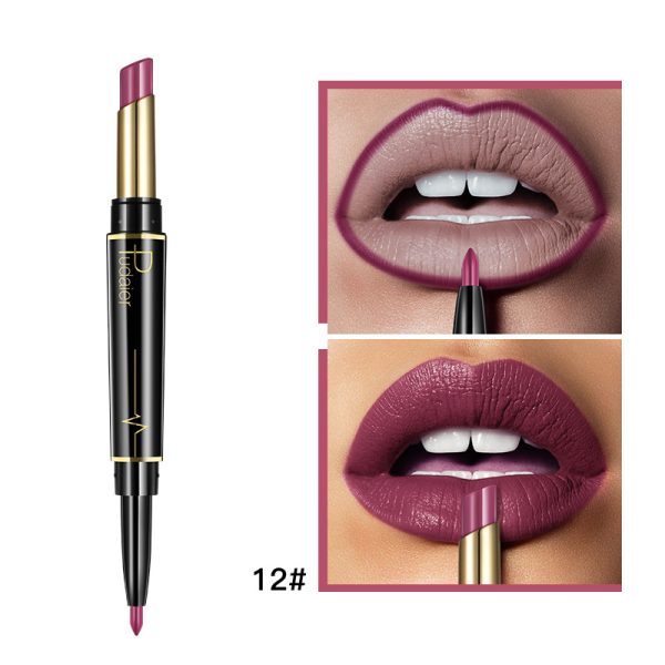 Pudaier double-ended lipstick lip liner matte long-lasting color lip glaze 16-color lipstick pen  wholesale - Image 17