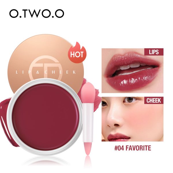 O.TWO.O Watery Lip and Cheek Gloss Lipstick Watery Mirror Lip Glaze Lip Balm Lip Gloss SC048 Wholesale