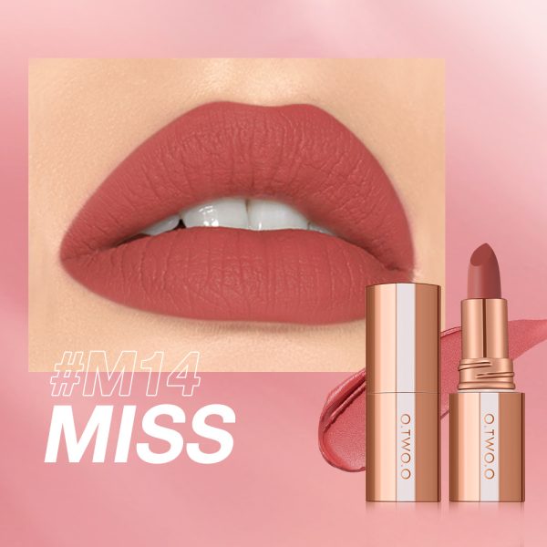 O.TWO.O Mist Kiss Color Matte Lipstick SC064 Light Mist Long-lasting Color Matte Velvet Lipstick Wholesale - Image 9