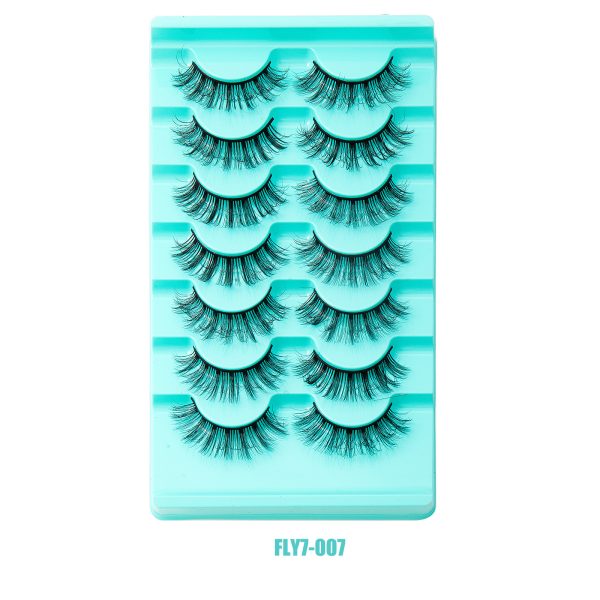 7 Pairs High Imitation Mink Hair False Eyelashes Natural Thick Simulated Eyelashes Wholesale - Image 12