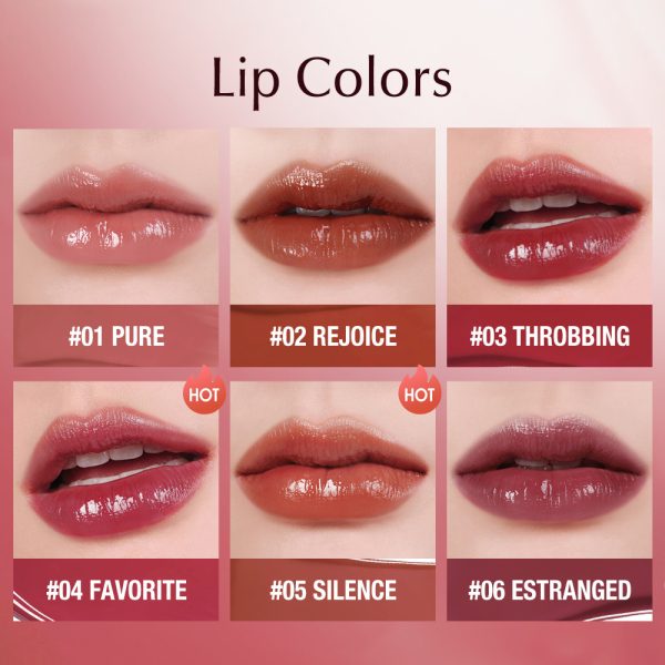 O.TWO.O Watery Lip and Cheek Gloss Lipstick Watery Mirror Lip Glaze Lip Balm Lip Gloss SC048 Wholesale - Image 2