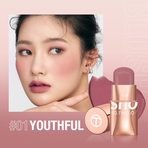 Vitality Smooth Blush Cream, Contouring, Natural Nude Makeup Blush Stick, Makeup SC049  wholesale - Image 6