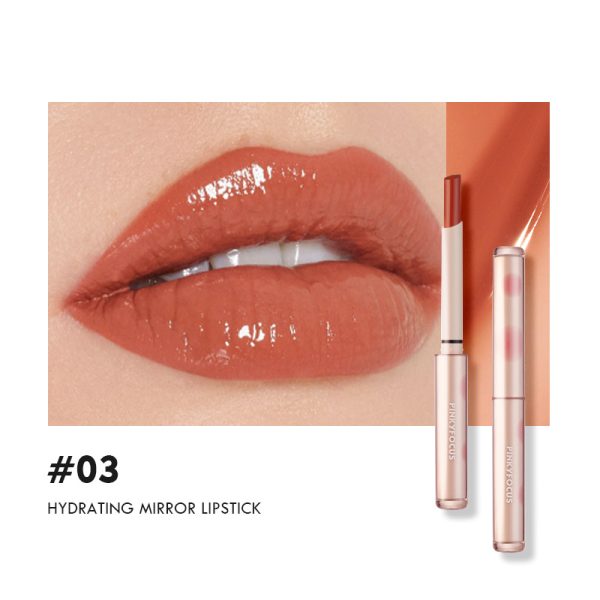 Pinkyfocus water-like mirror lipstick shows whiteness and is not easy to stick to the cup. Water-gloss autumn and winter moisturizing lip glaze lip gloss  wholesale - Image 8