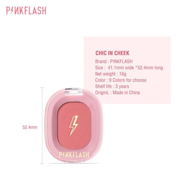 PINKFLASH pink contouring blush all in one F01 wholesale - Image 4