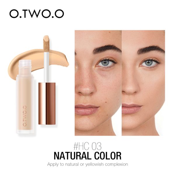 O.TWO.O High Coverage Concealer Beauty Long-lasting Moisturizing Covers Dark Circles, Freckles, and Acne Scars 9998 Wholesale - Image 7