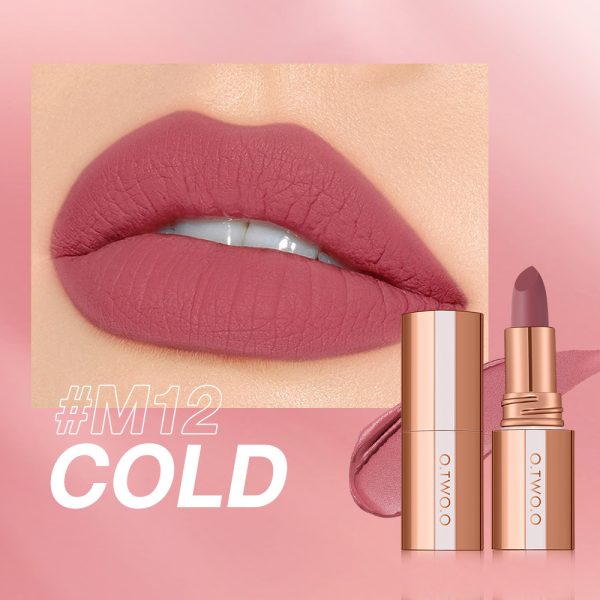 O.TWO.O Mist Kiss Color Matte Lipstick SC064 Light Mist Long-lasting Color Matte Velvet Lipstick Wholesale - Image 7