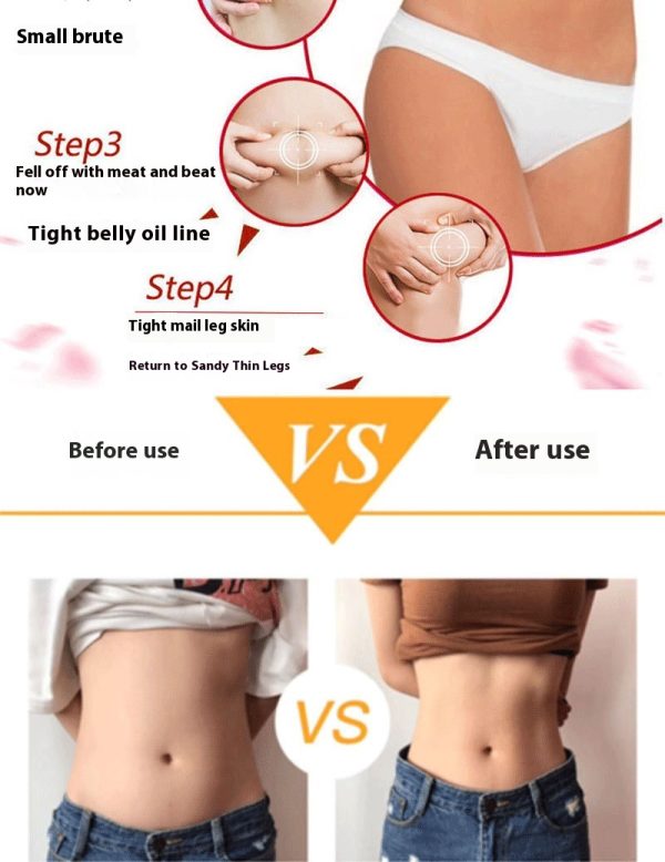 A swipe of fat-blasting essential oil removes oil. The whole body is thin and sweaty. Beauty salon shaping and tightening massage essential oil fat-burning cream is powerful wholesale - Image 3