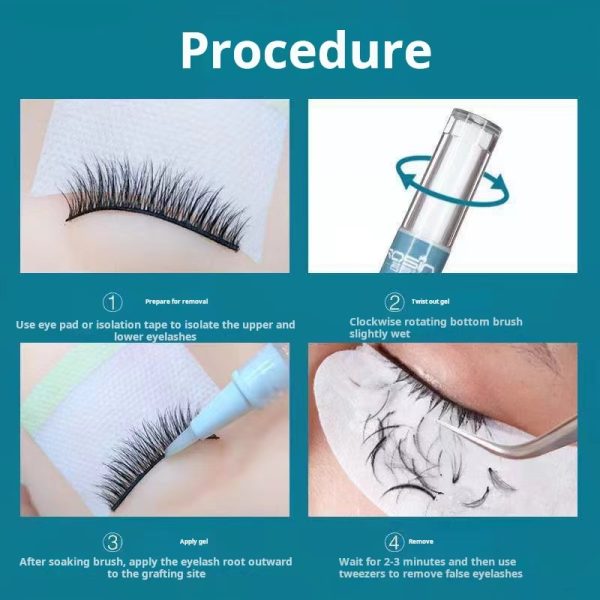 Grafted eyelash glue remover and false eyelash glue remover will not hurt the eyes and will not dazzle the eyes.