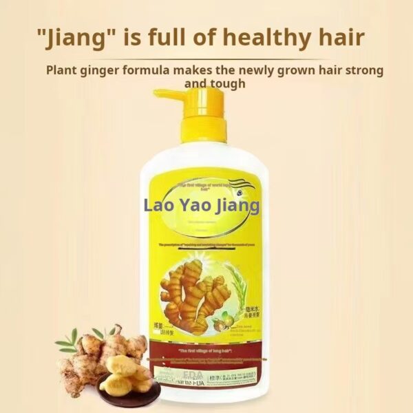 Authentic Hong Kong version Laoyao Ginger Shampoo 720ML anti-dandruff oil control anti-itching oil-removing old ginger hair care fluffy shampoo - Image 3